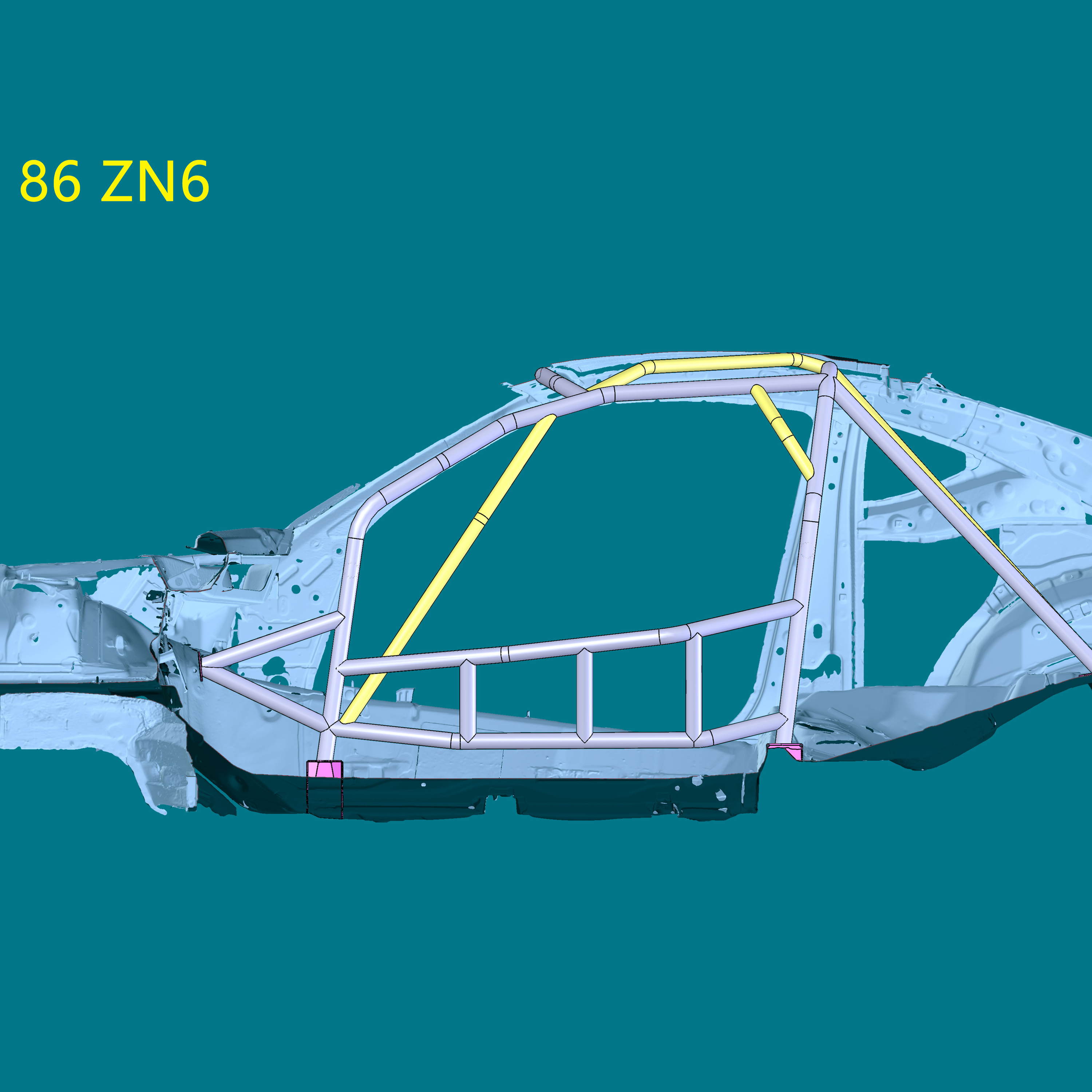 溶接ロールケージ ZN6