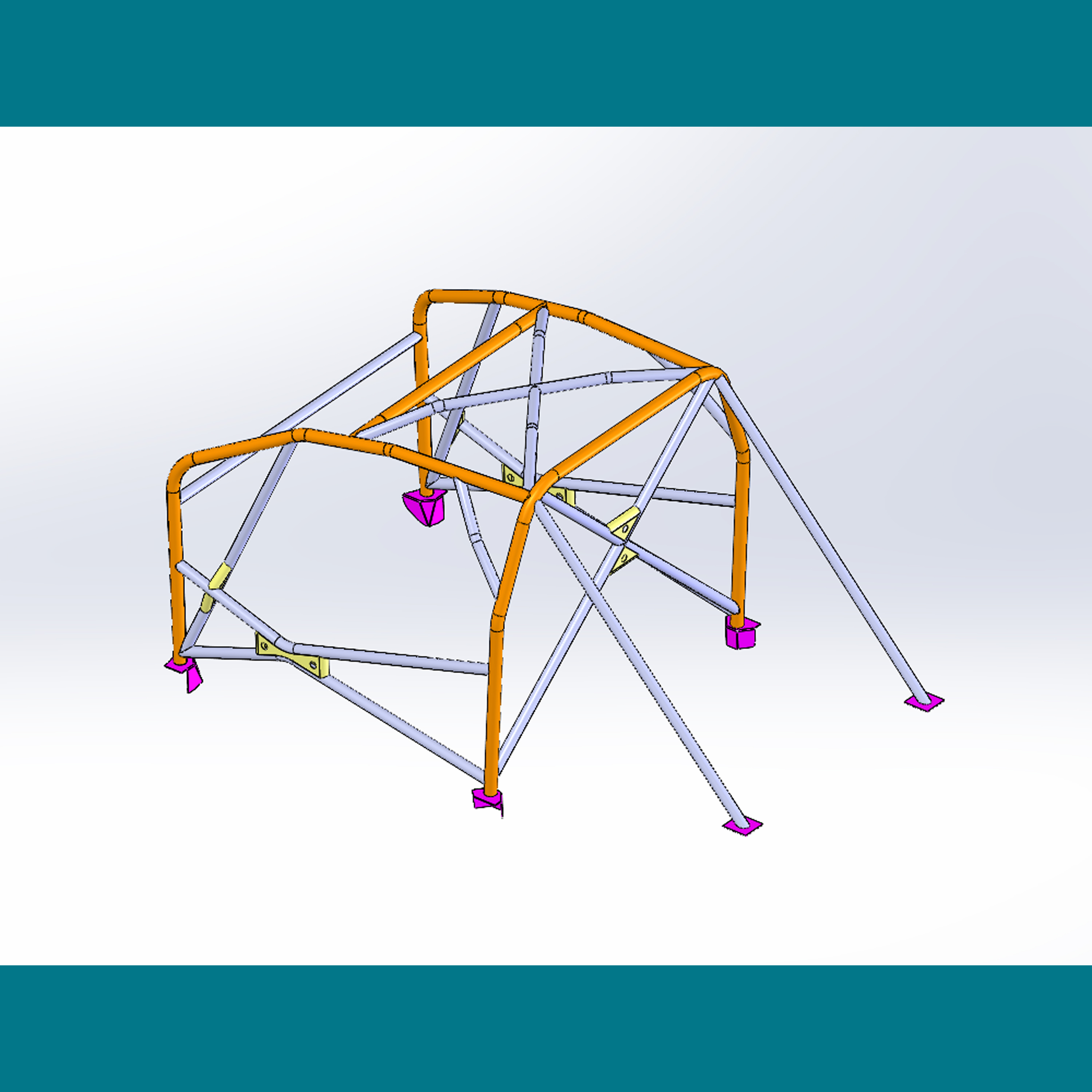 溶接ロールケージ HONDA GK5 X-Type S耐仕様